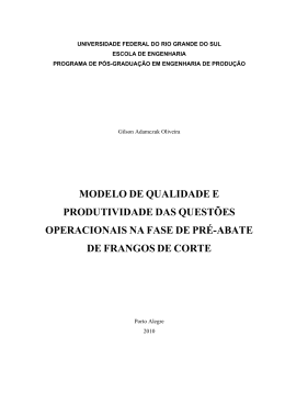 Gilson Adamczuk Oliveira - Prof. Alberto J. Alvares
