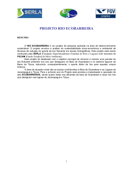 PROJETO RIO ECOBARREIRA