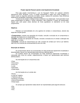 Projeto de Final De Curso!!!!!!