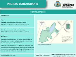 Bioparque Passaré - Prefeitura Municipal de Fortaleza