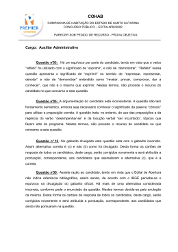 Cargo: Auxiliar Administrativo