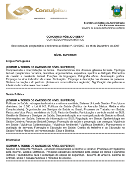 Abertura Conte&uacute;do program&aacute;tico