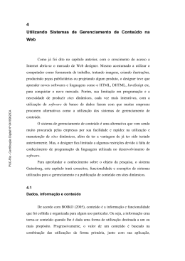 4 Utilizando Sistemas de Gerenciamento de Conte&uacute;do na