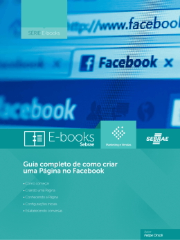 3. Como criar uma p&aacute;gina no Facebook