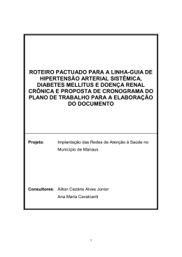 CONSULTORIA PARA A SECRETARIA MUNICIPAL DE