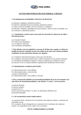 Gabarito - Verbo Jur&iacute;dico