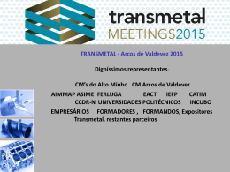descarga pdf. - Transmetal Meetings 2015