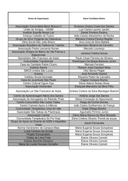 lista de candidatos eleitores &ndash; PDF