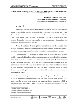 Jos&eacute; Rafael dos Santos (UFS-DFCI)1 Pablo Eduardo Costa dos
