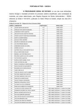 Resultado provis&oacute;rio