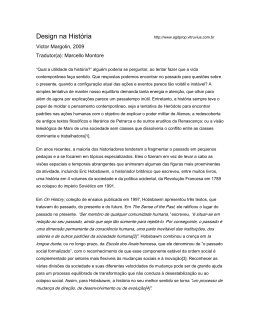 Design na hist&oacute;ria.