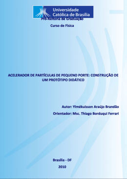 Acelerador de Part&iacute;culas de Pequeno Porte