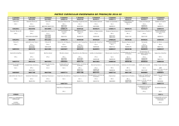MATRIZ CURRICULAR ENGENHARIA DE PRODU&Ccedil;&Atilde;O 2014-02
