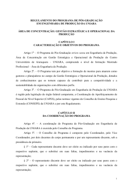Engenharia de Produ&ccedil;&atilde;o