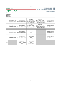 hor&aacute;rios das aulas &ndash; pedagogia (noturno) &ndash; 1&ordm; semestre de