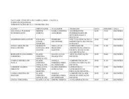 Edital - Apresenta&ccedil;&otilde;es