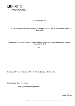 Ivone Pinto Ribeiro 2.&ordm; Ciclo de Estudos em Ensino do Ingl&ecirc;s e de
