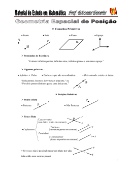 Geometria Espacial de Posição - MEM