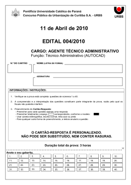AGENTE T&Eacute;CNICO ADMINISTRATIVO Autocad