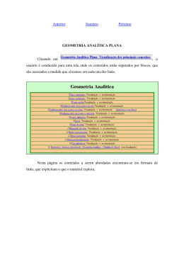 GEOMETRIA ANALTICA PLANA