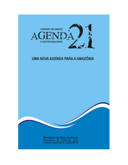 Uma Nova Agenda para Amazônia