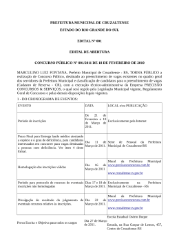 prefeitura municipal de cruzaltense estado do rio grande do sul