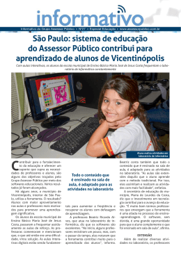 São Paulo: sistema de educação do Assessor Público contribui para