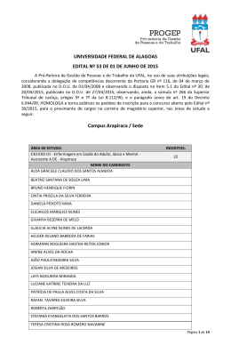 Homologa&ccedil;&atilde;o Das Inscri&ccedil;&otilde;es - Copeve