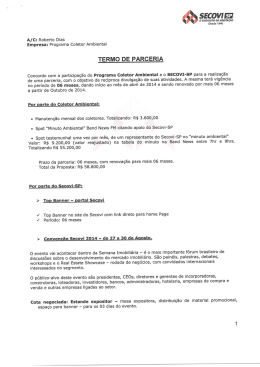 Parceria - Programa Coletor Ambiental - Secovi-SP