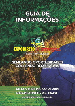 Guia de Informa&ccedil;&otilde;es Expodireto