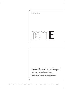 Reme V16 n1.indd - Escola de Enfermagem - UFMG