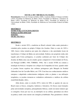 ESCOLA DE CIRURGIA DA BAHIA