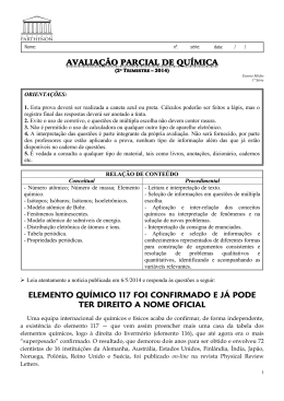 10.06 - Aval Parc de Qu&iacute;mica (Prof&ordf;. Ideli) 1s EM - Unid. I