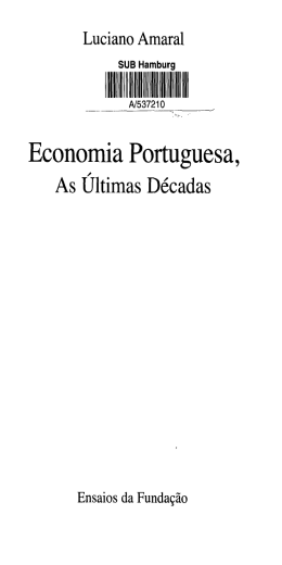 Economia Portuguesa,