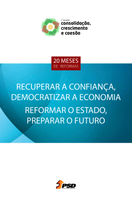20 Meses de Reformas - Partido Social Democrata