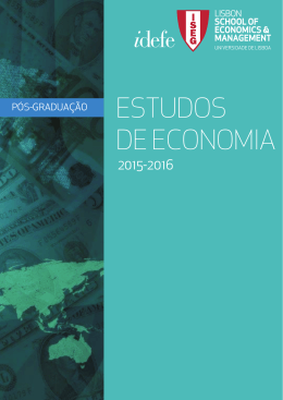 Brochura- Estudos de Economia