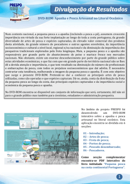 Divulga&ccedil;&atilde;o de resultados projecto PRESPO