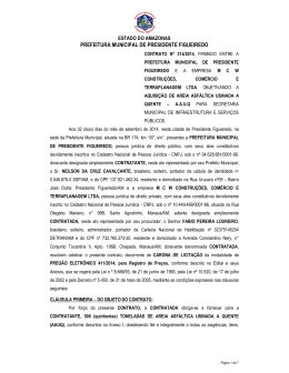 prefeitura municipal de presidente figueiredo - Transparencia
