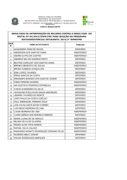 Resultado do Recurso