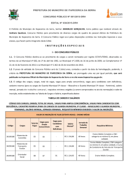 Edital 038/2015-DHR - Abertura do Concurso