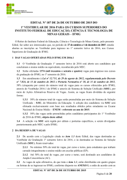 Edital Curso Superior