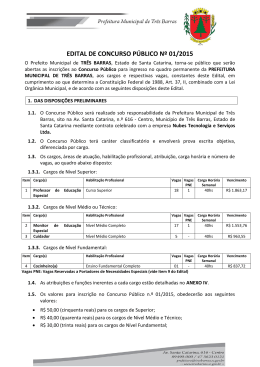 Edital - NUBES Tecnologia e Servi&ccedil;os