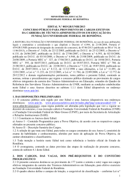 Edital - Portal de Processos Seletivos