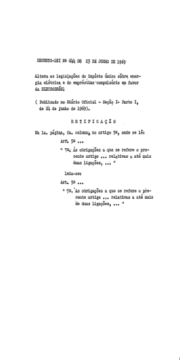 retificado em 22.7.1969