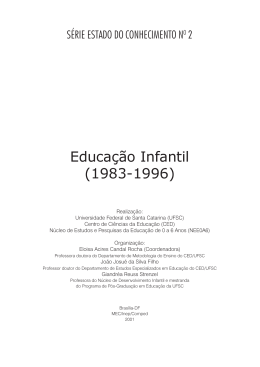 Educa&ccedil;&atilde;o Infantil (1983-1996)
