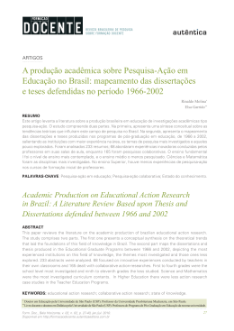 - Forma&ccedil;&atilde;o Docente