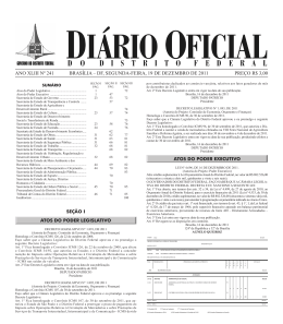 Di&aacute;rio Oficial, 19 de dezembro de 2011