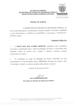 Edital 051/2014