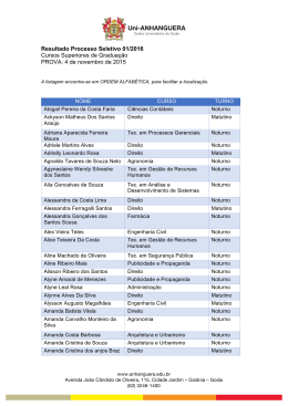 Aprovados Graduação (04/nov)