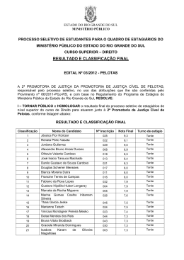 processo seletivo de estudantes para o quadro de estagi&aacute;rios do